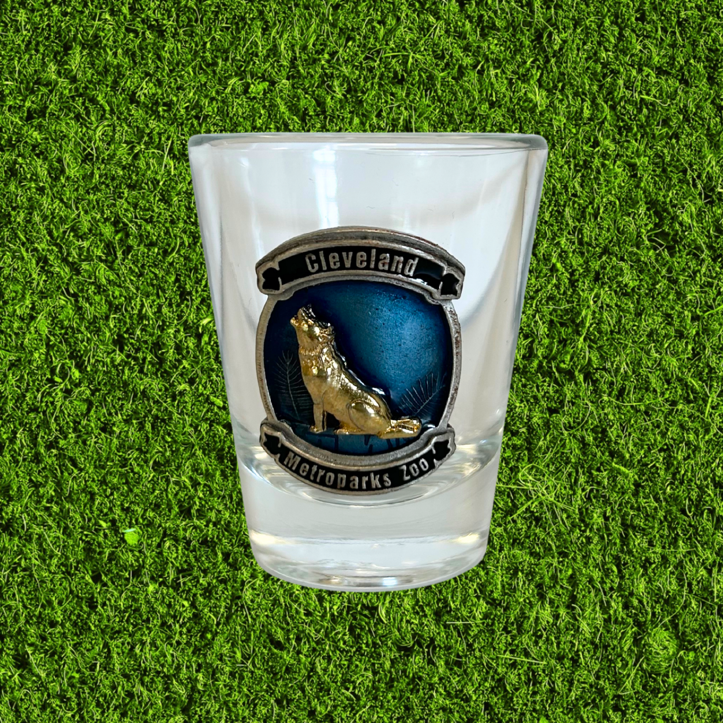 Vintage Cleveland Metroparks Zoo Shot Glass