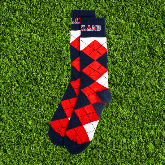Cleveland Baseball Argyle Socks