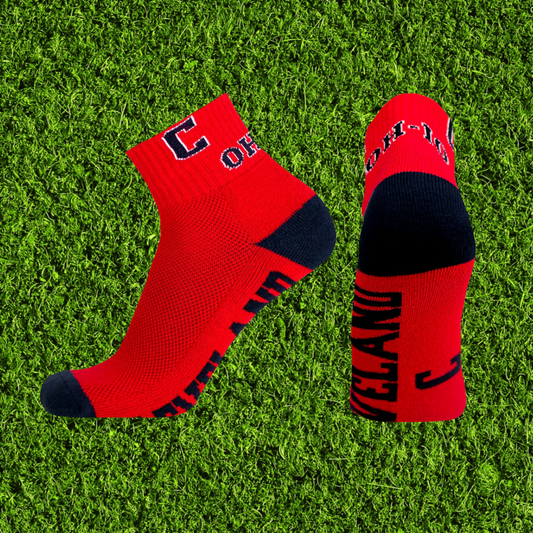 Cleveland Baseball Ankle Socks