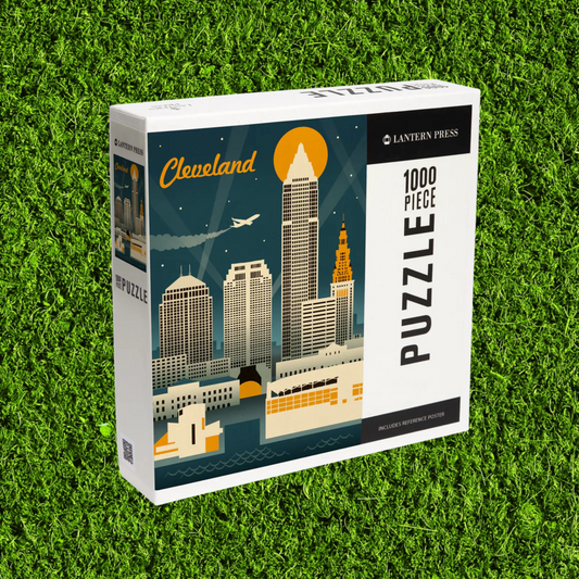 Retro Cleveland 1000 Piece Puzzle