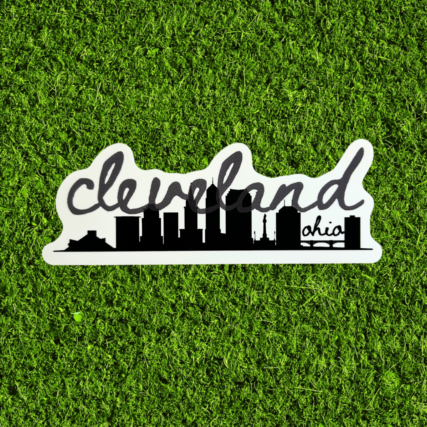 Mini Cleveland Skyline Sticker
