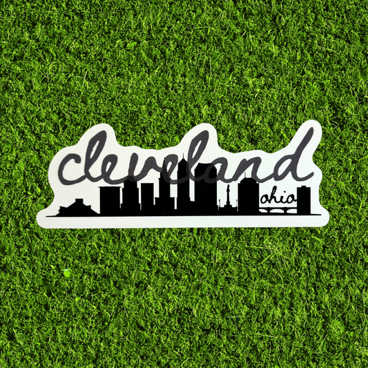 Mini Cleveland Skyline Sticker