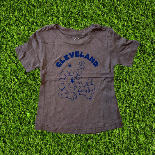 Cleveland Peace Sign Charcoal Toddler T-Shirt