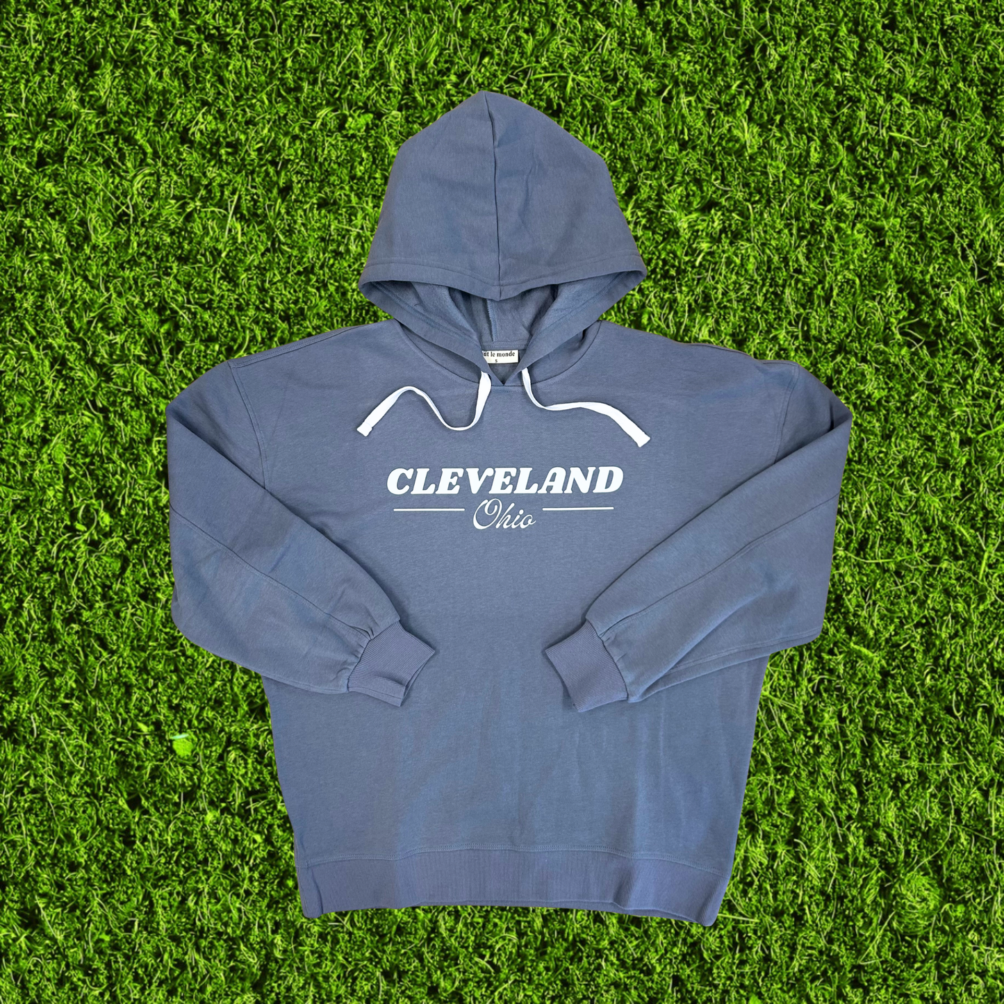 Women's Light Blue Cleveland Oversized Hoodie