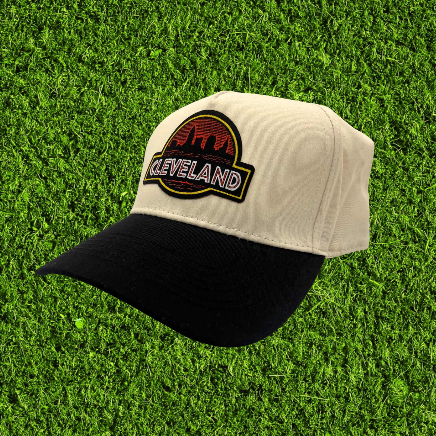 Jurassic Land Black Beige Hat