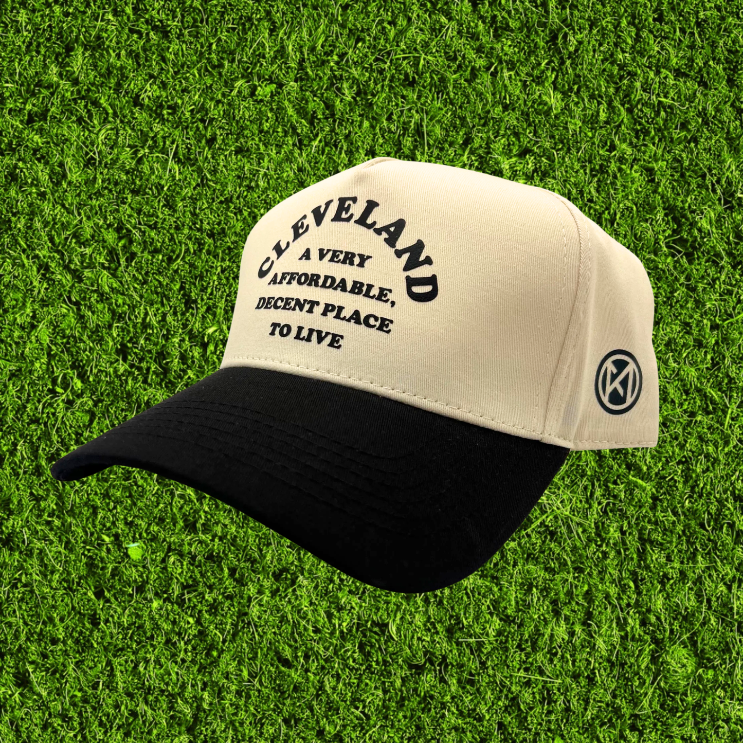 Affordable and Decent Black Beige Hat