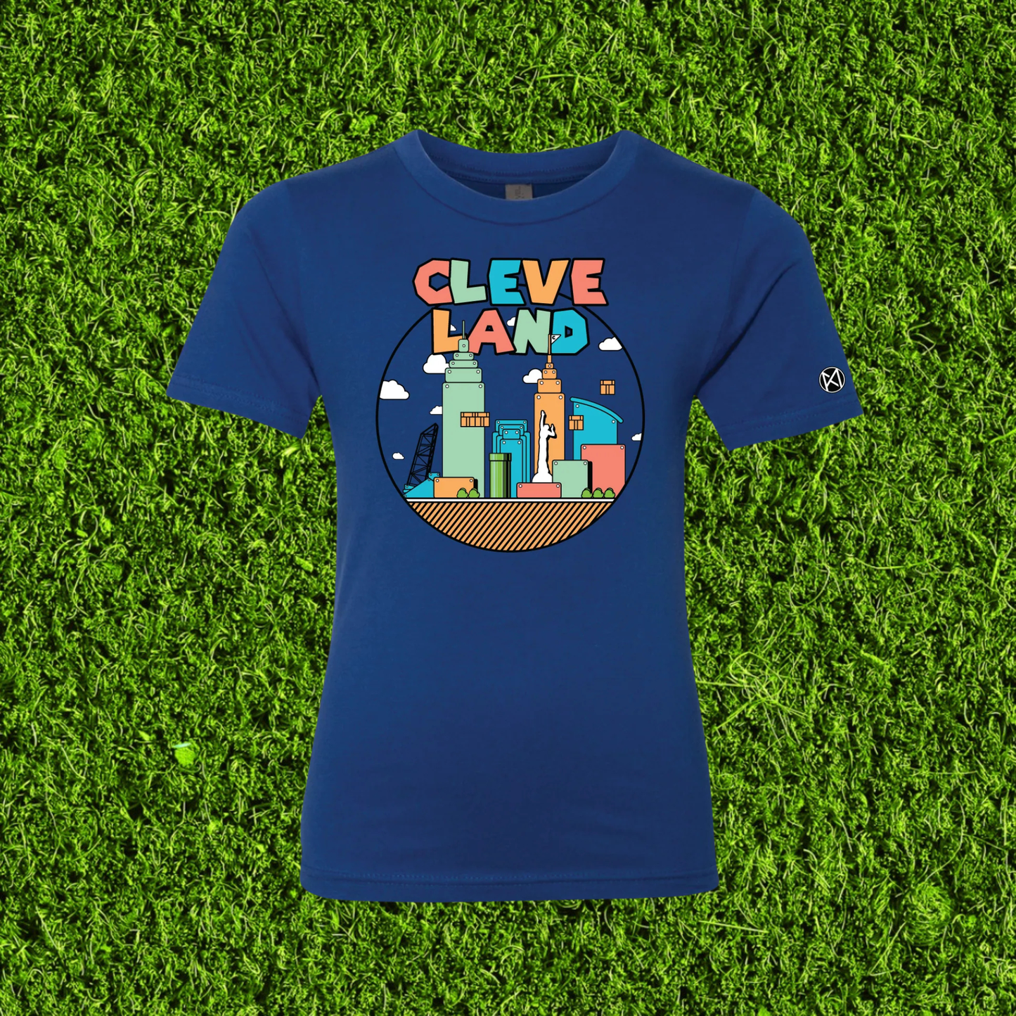 Colorful Cleveland Youth Tee