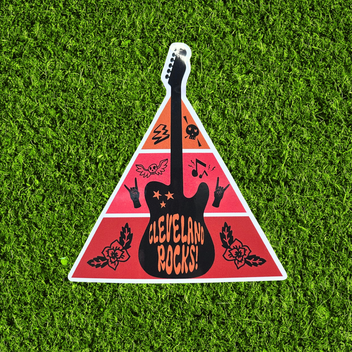 Cleveland Rocks Pyramid Sticker
