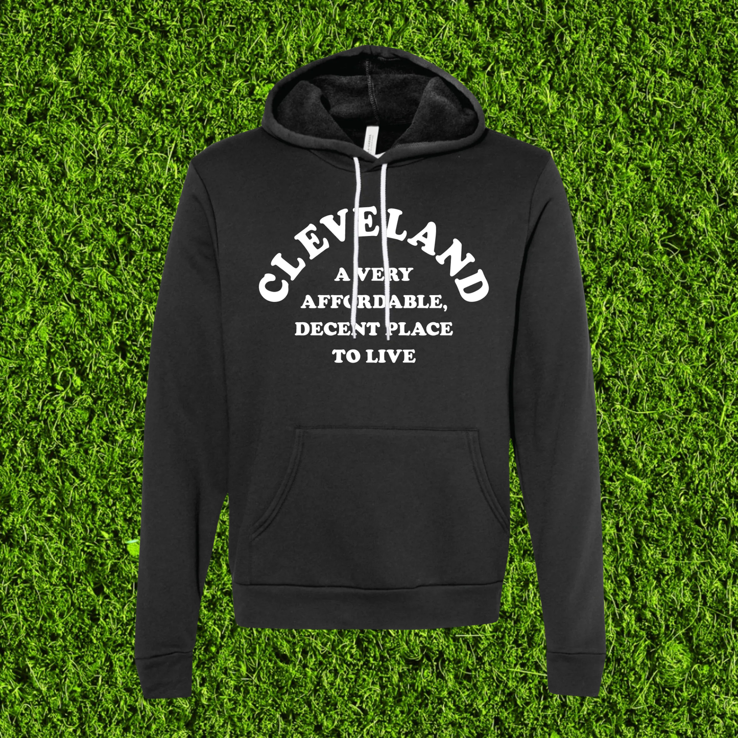 Affordable and Decent Black Zip-Up Hoodie