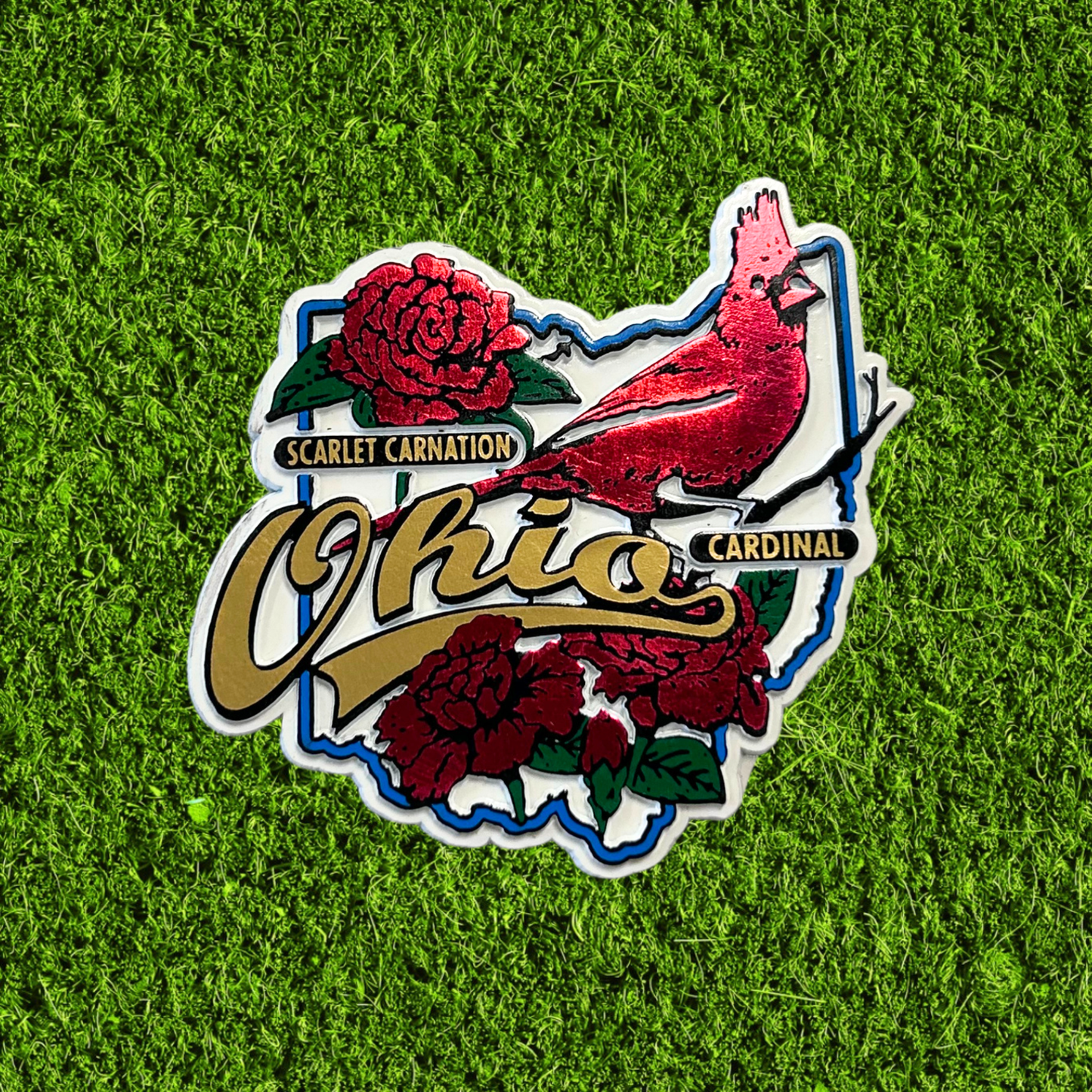 Ohio State Symbols Magnet