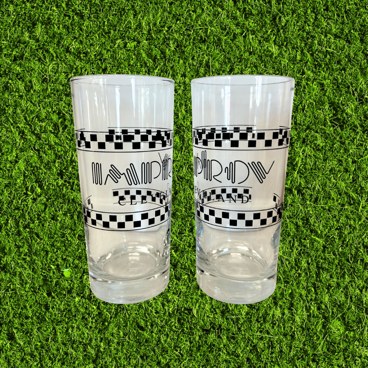 Vintage Cleveland Improv Collins Glass