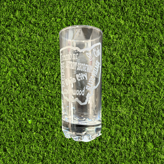 Vintage Cleveland Neighborhoods Collins Glass