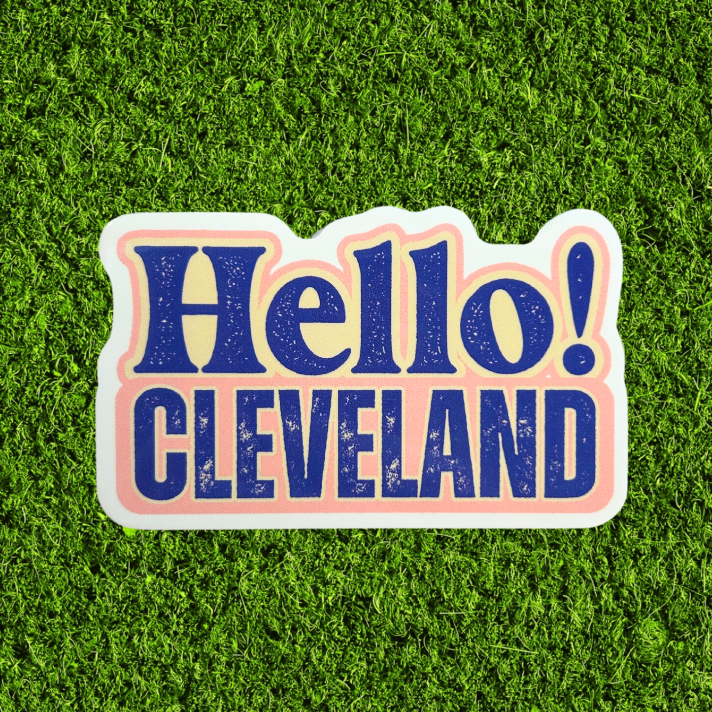 Hello! Cleveland Sticker