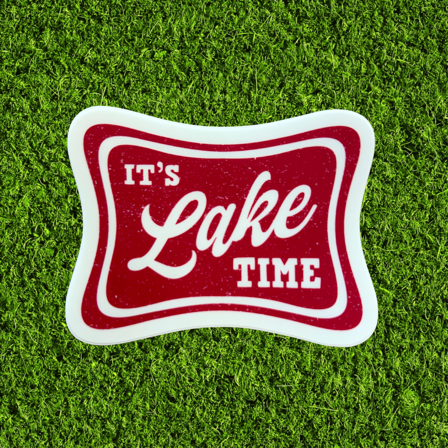 It's Lake Time Sticker
