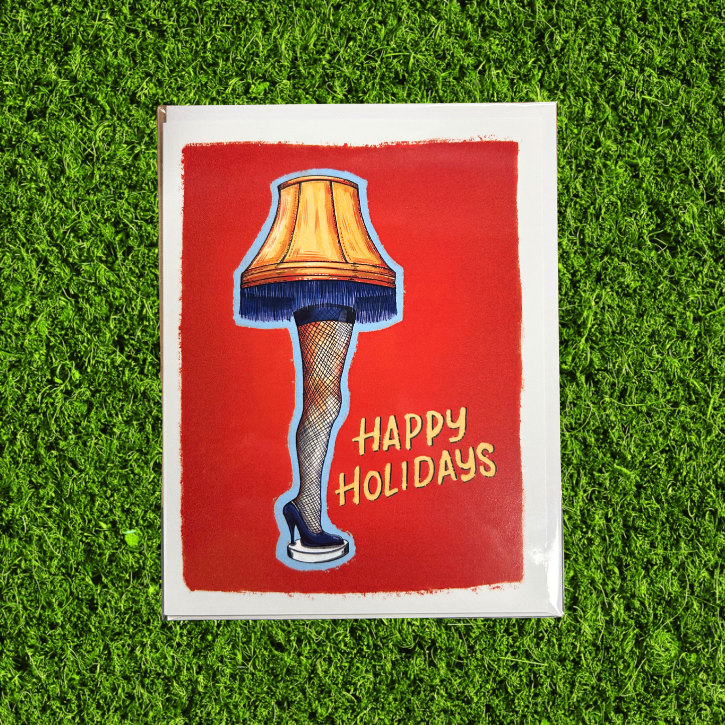 Happy Holidays Leg Lamp Card