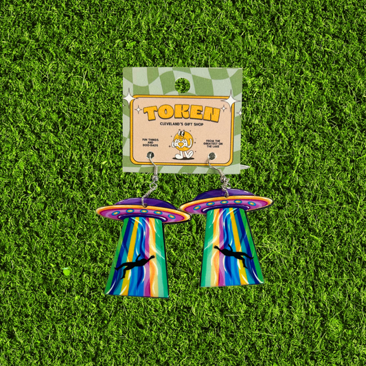 Rainbow Ship Earrings