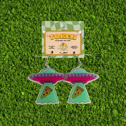 Ohio Pizza Abduction Earrings