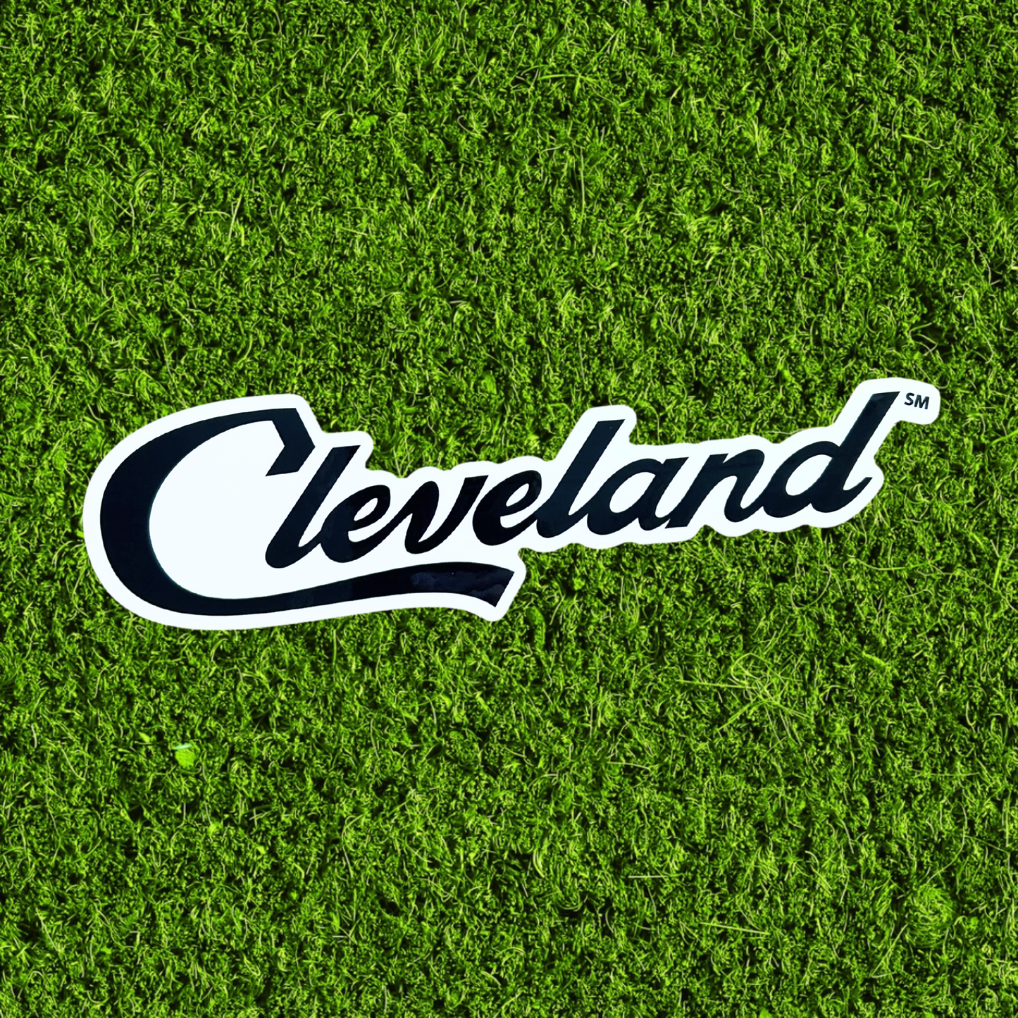 Large Cleveland Script Sticker