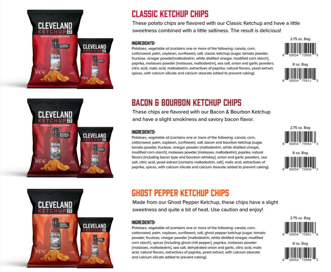 Cleveland Ketchup Classic Ketchup Chips