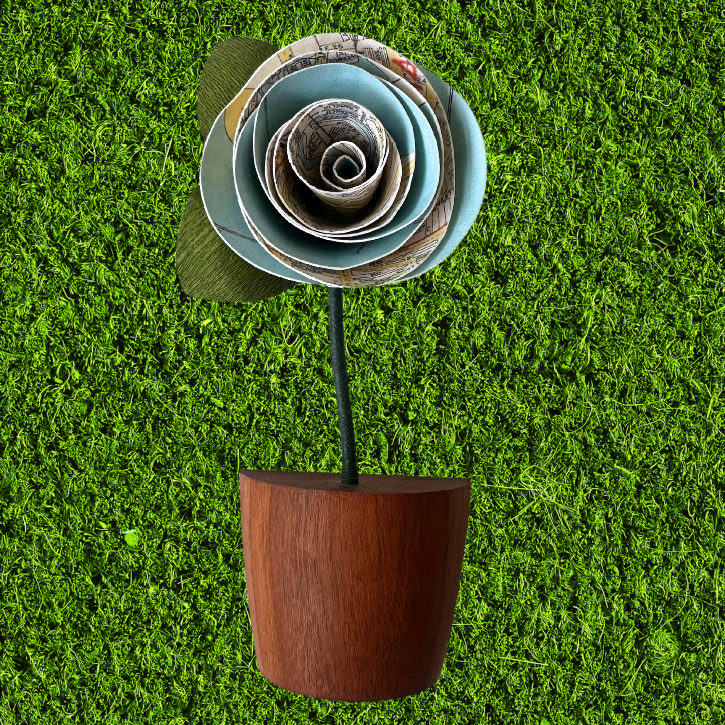 Map of Cleveland Flower Magnet