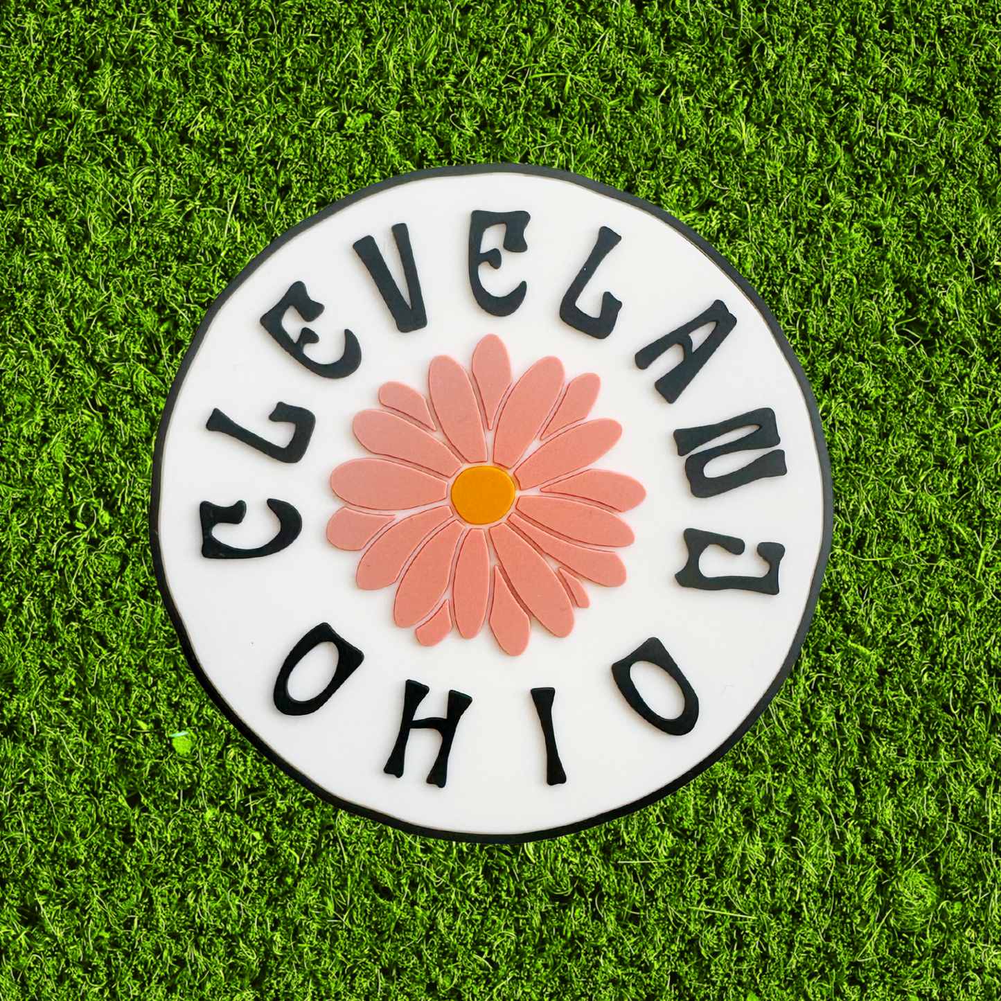 Flower Power Dimensional Rubber Magnet