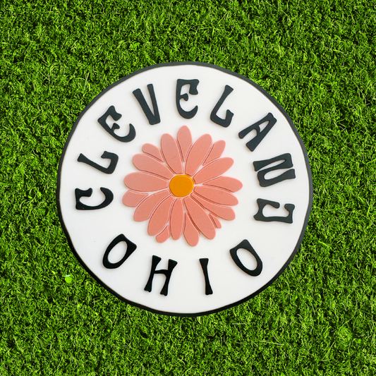 Flower Power Dimensional Rubber Magnet