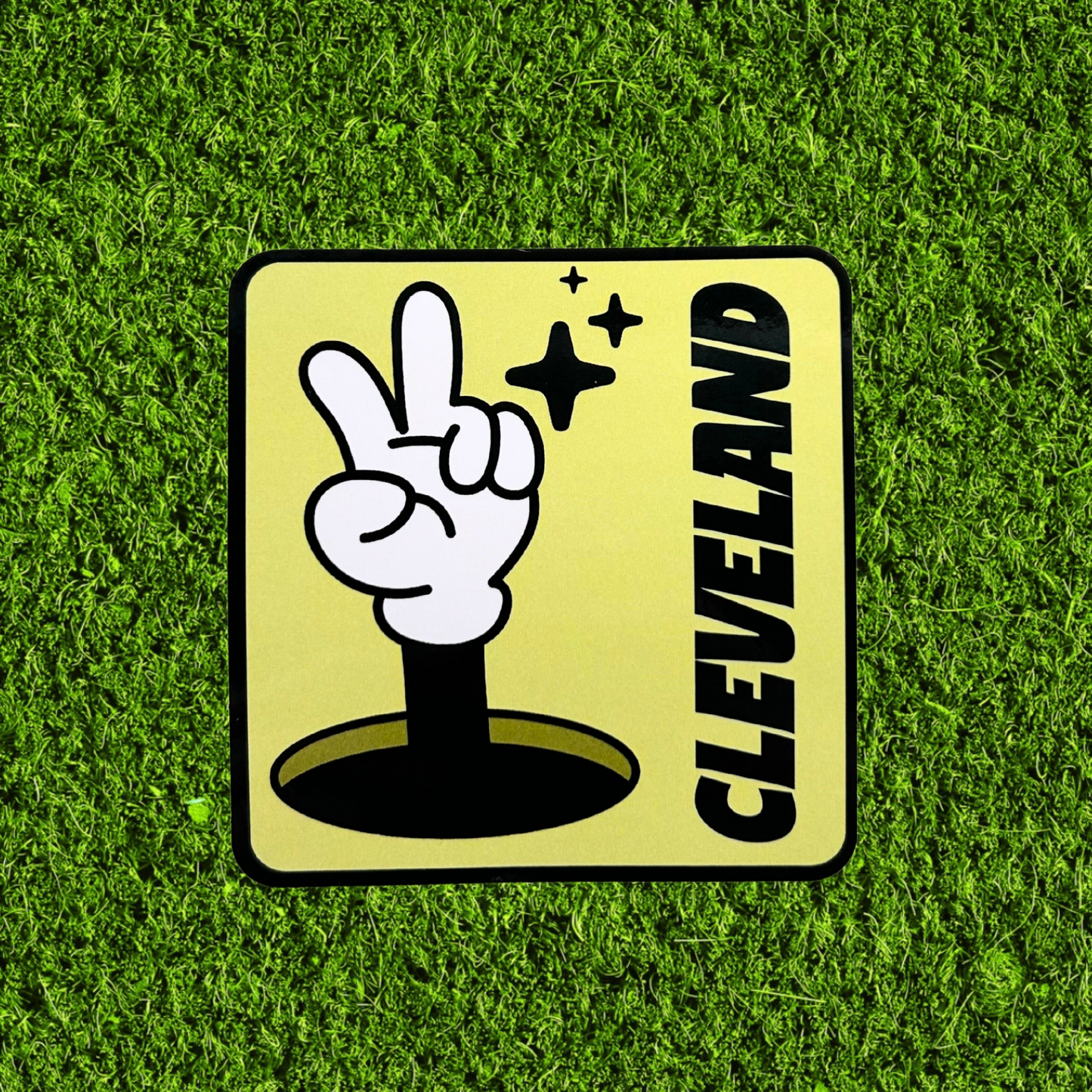 Peace Love Potholes Sticker