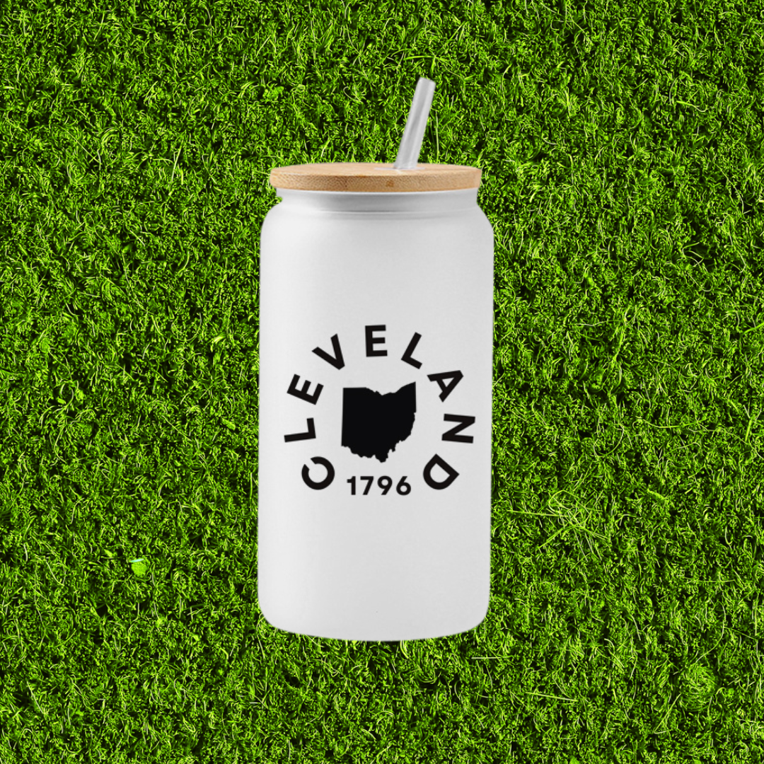 Frosted Glass Tumbler - CLEVELAND 1796