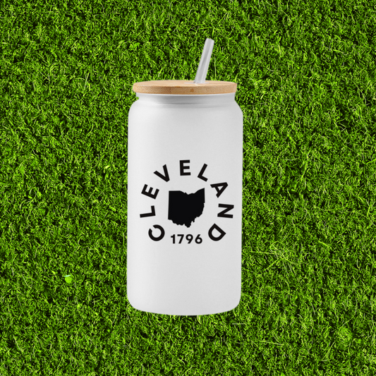 Frosted Glass Tumbler - CLEVELAND 1796