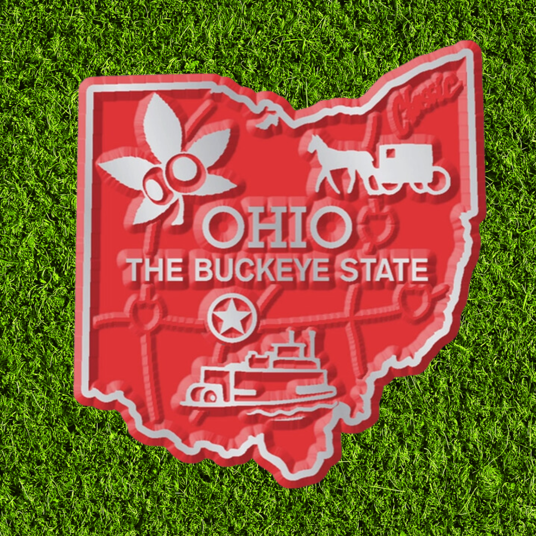 Mini Buckeye State Magnet