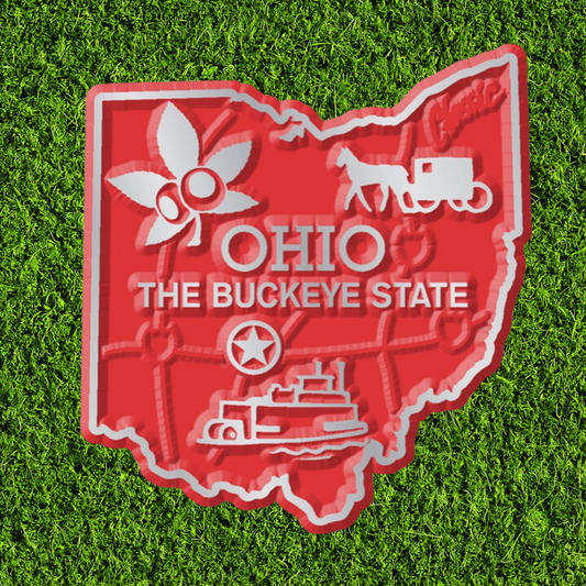 Mini Buckeye State Magnet