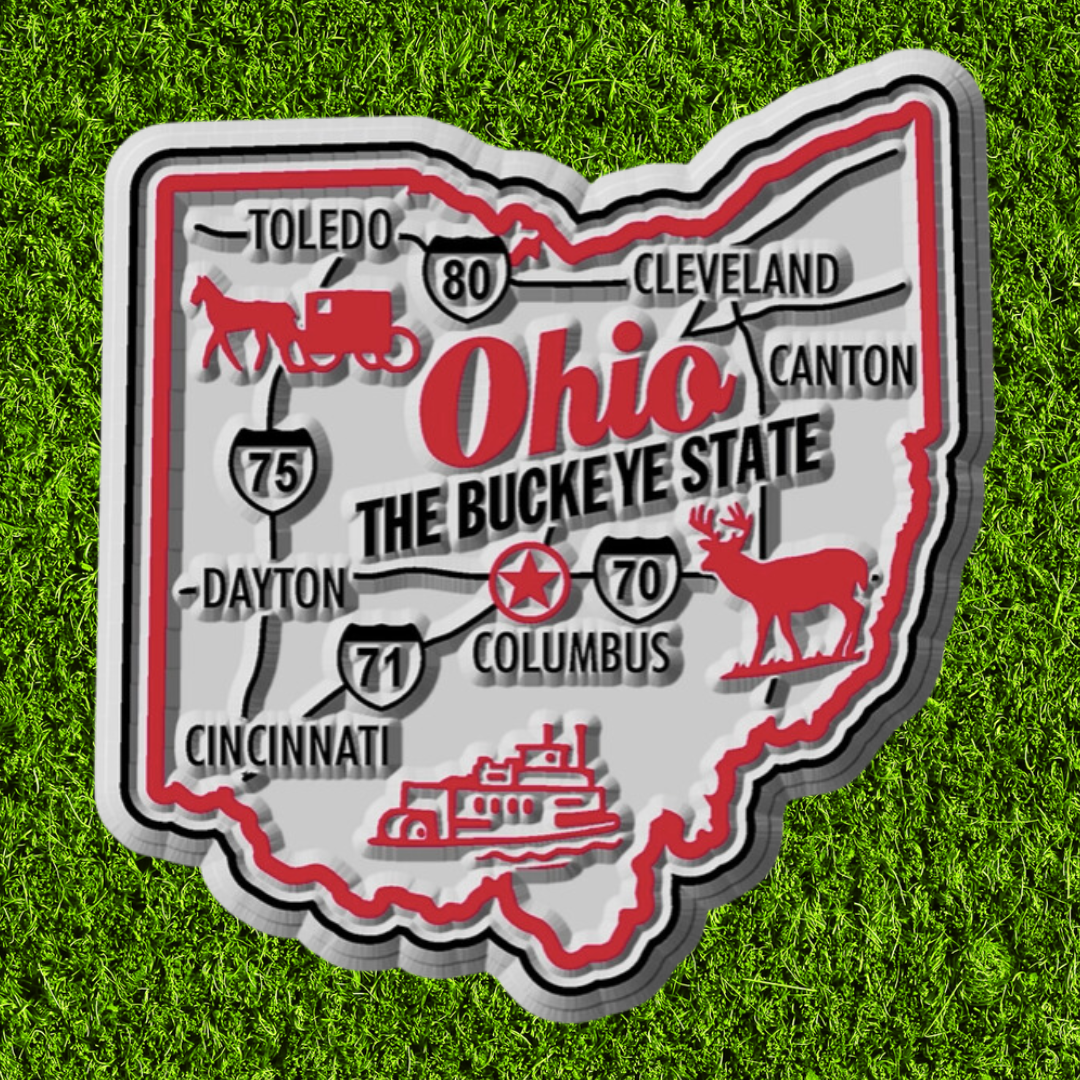 The Buckeye State Landmark Magnet