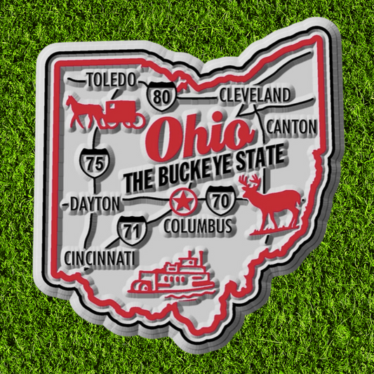 The Buckeye State Landmark Magnet