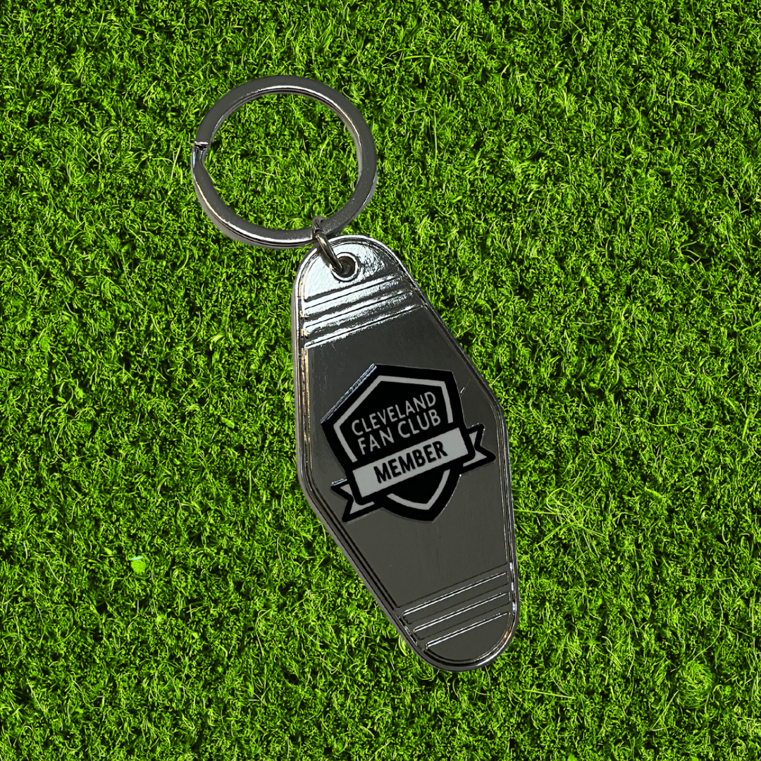 Metal Motel Keychain