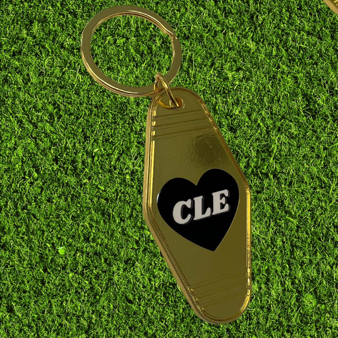 Metal Motel Keychain