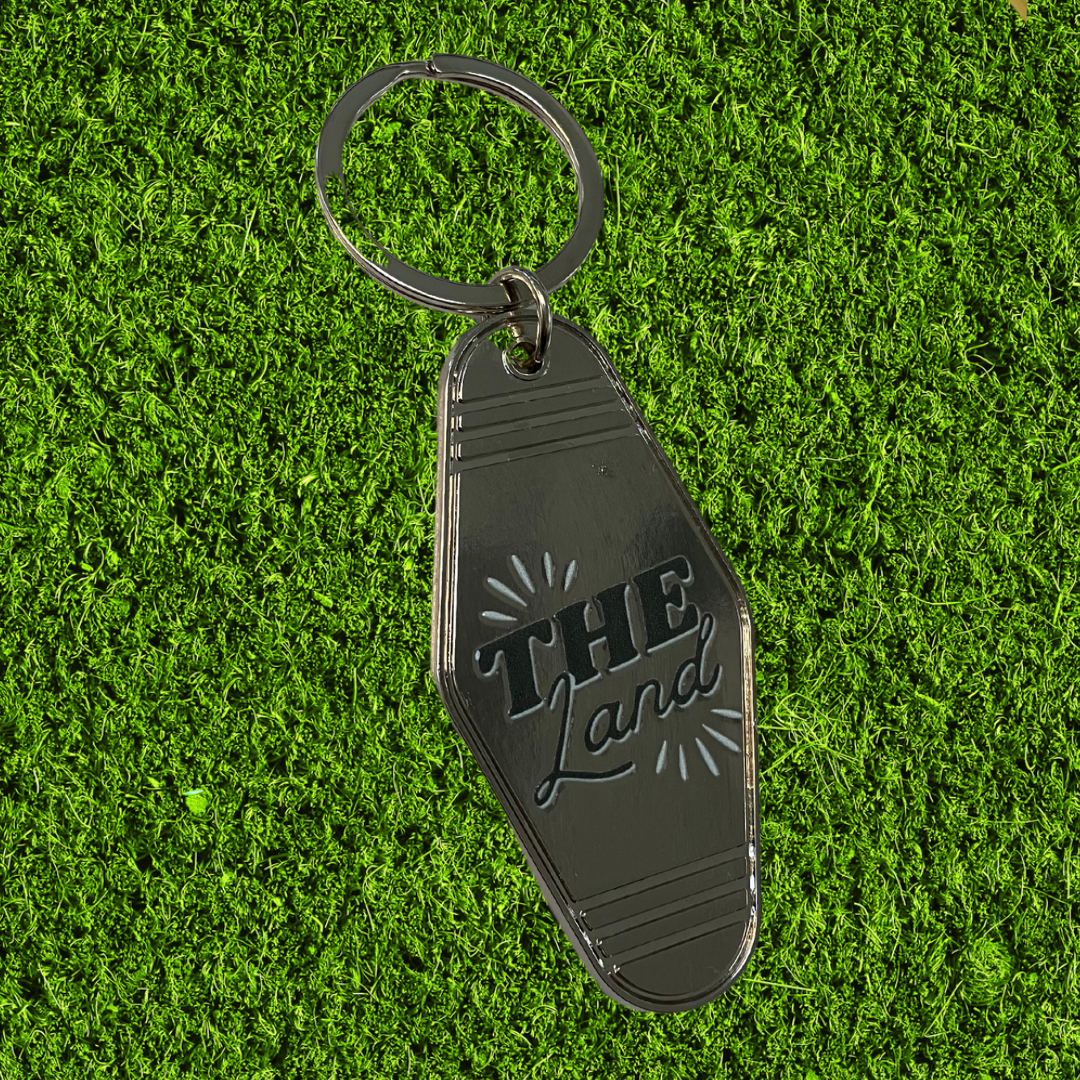 Metal Motel Keychain