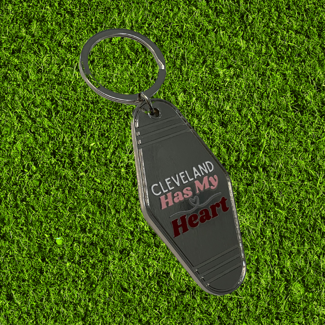 Metal Motel Keychain