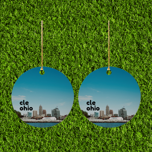 Port of Cleveland Plastic Ornament