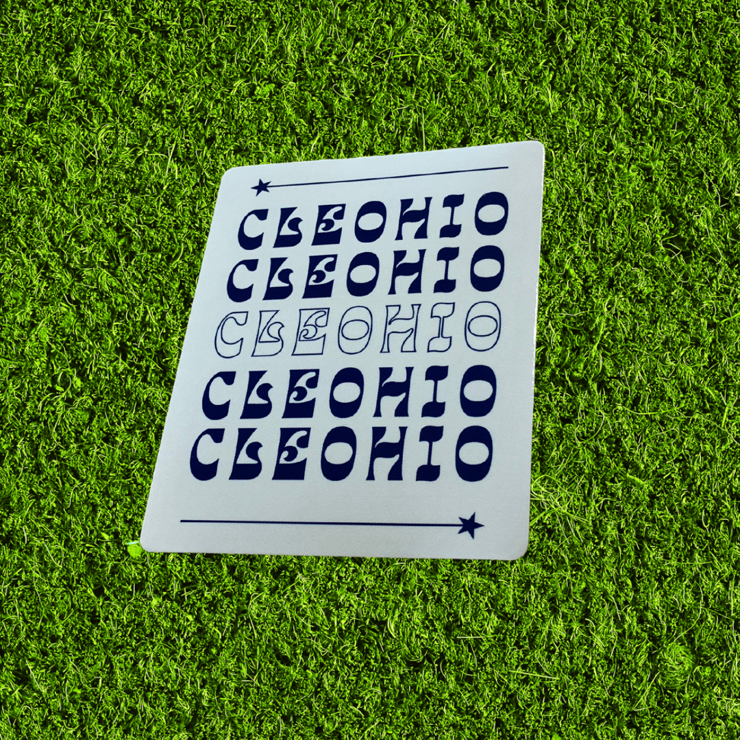 CLEOHIO Vintage Script Sticker