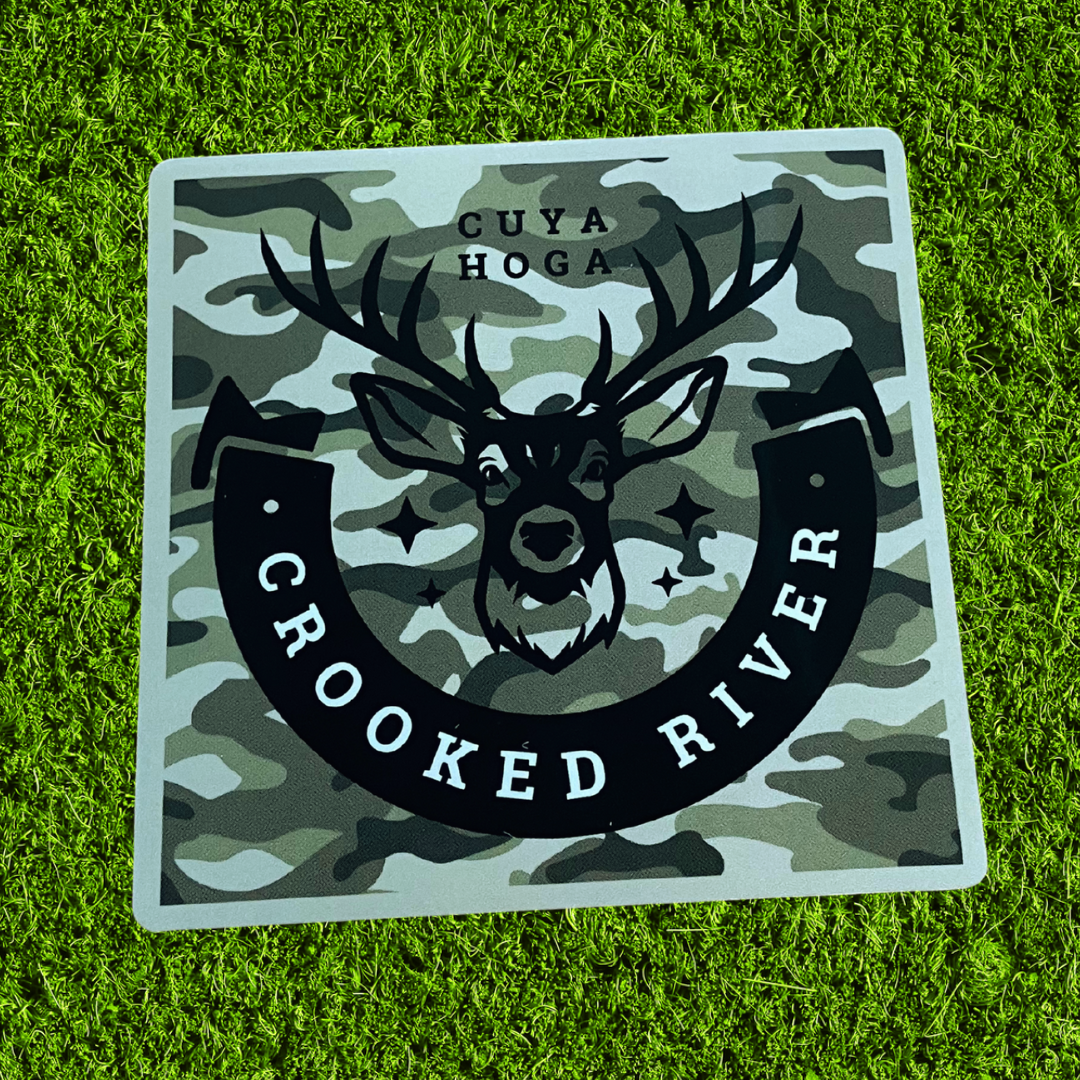 Crooked River Deer Sticker