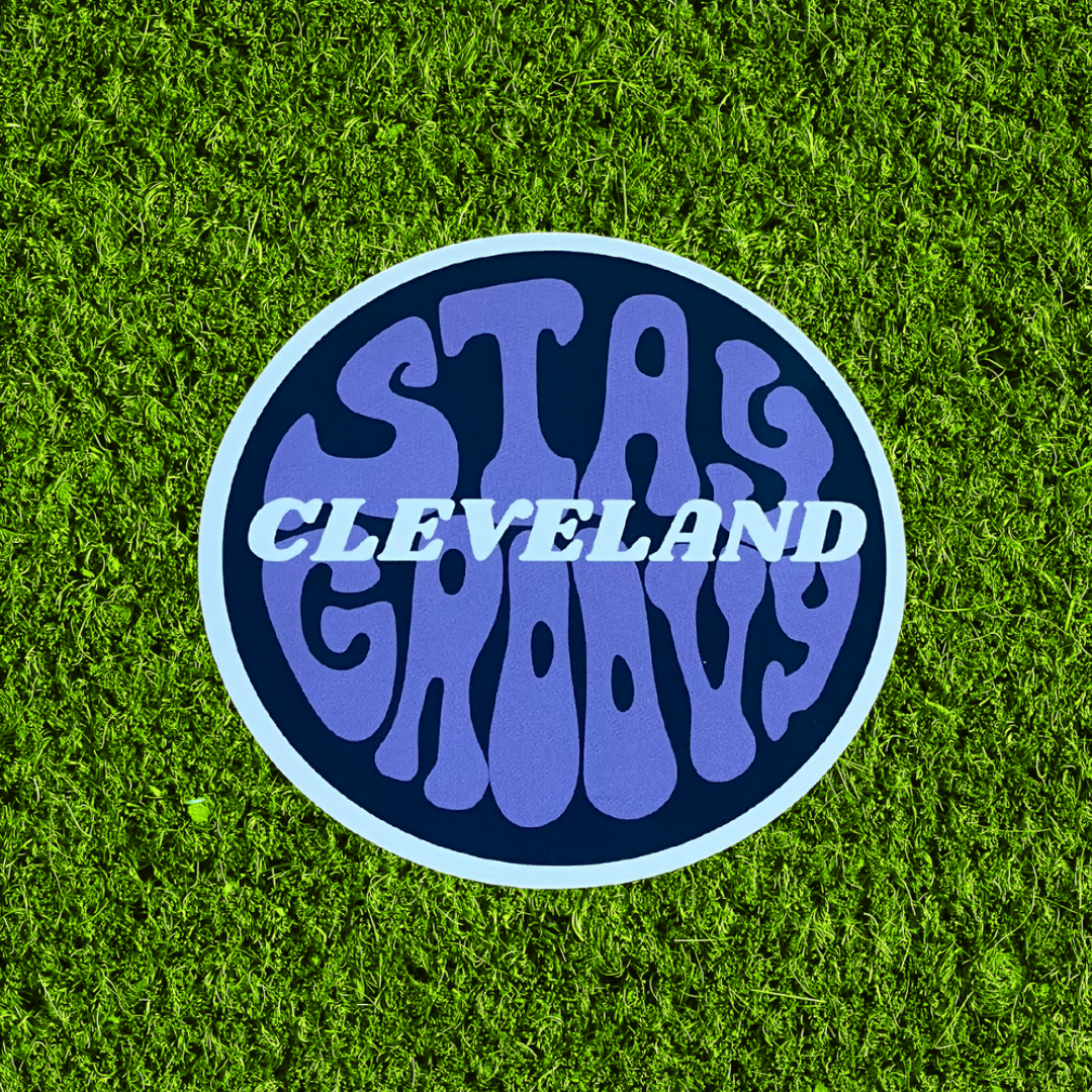 Stay Groovy Cleveland Sticker