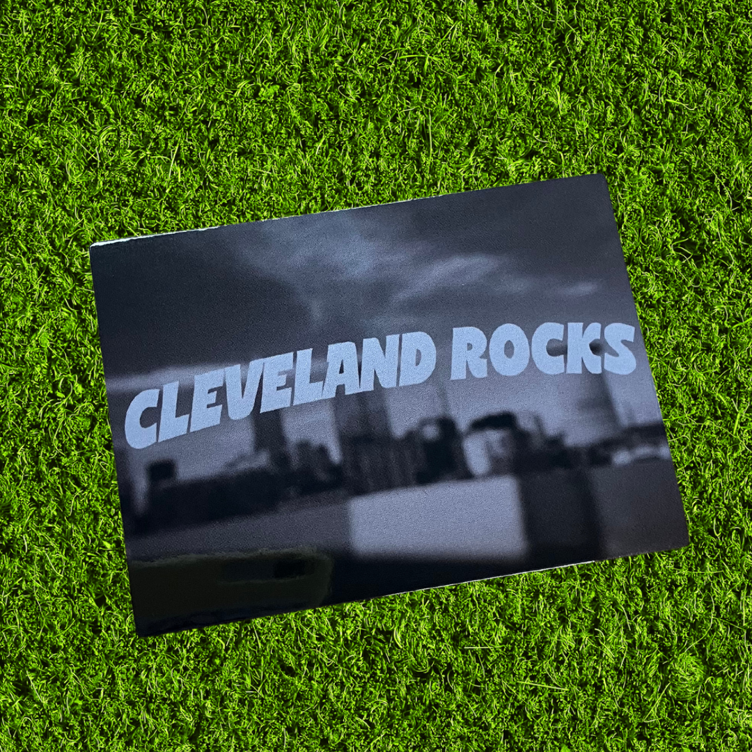 Cleveland Rocks Fast Moving Skyline Sticker