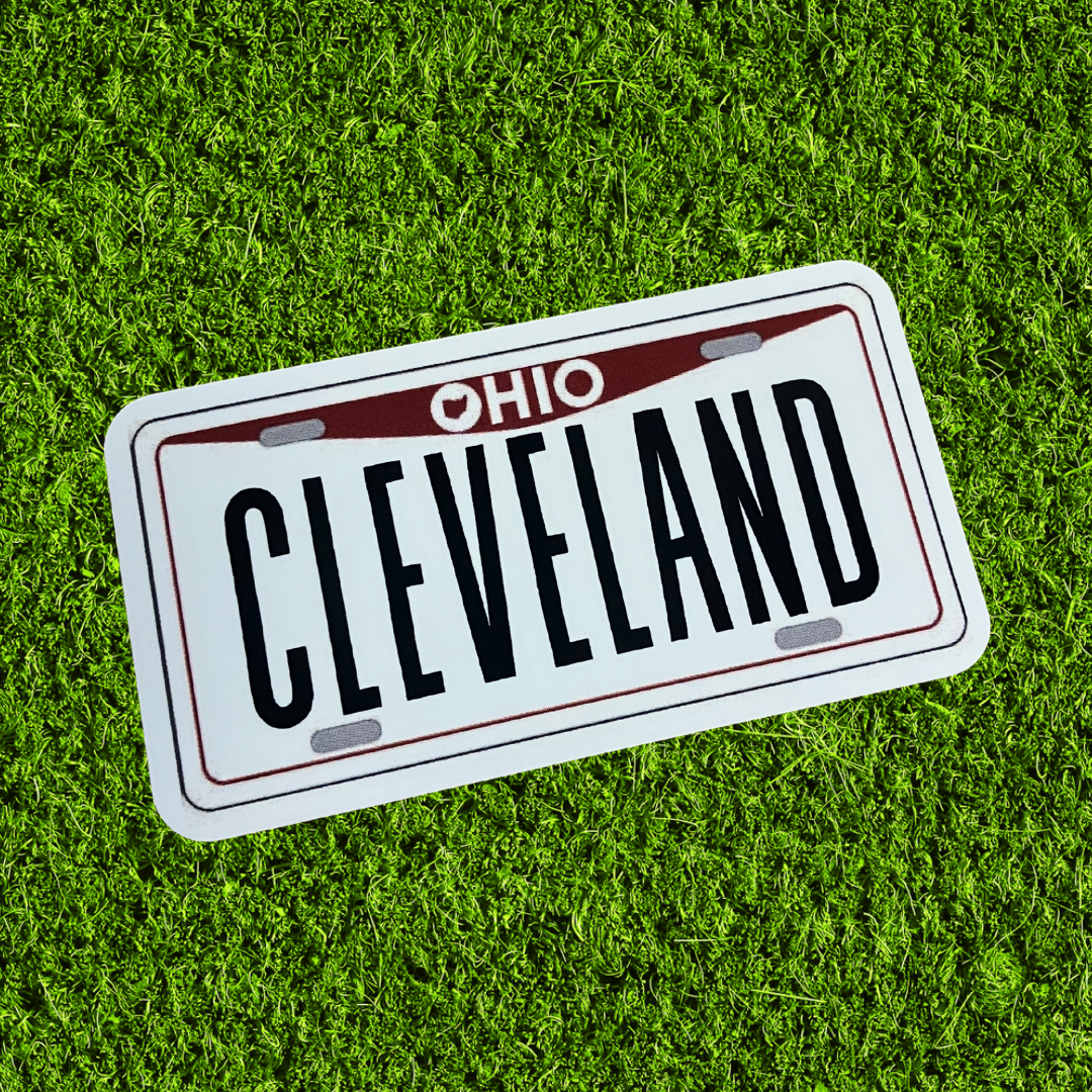 Mini License Plate Sticker