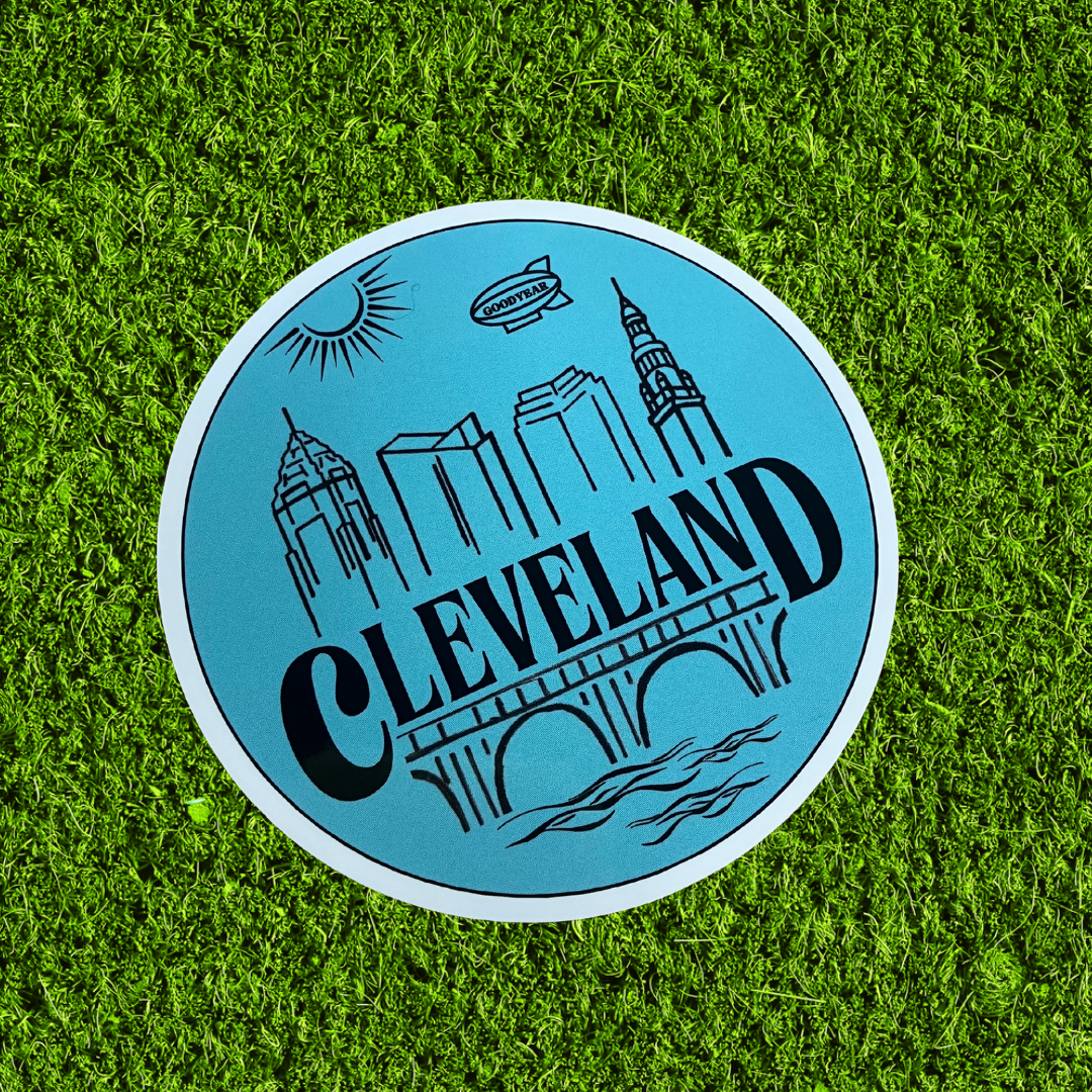 Cleveland Cityscape Sticker