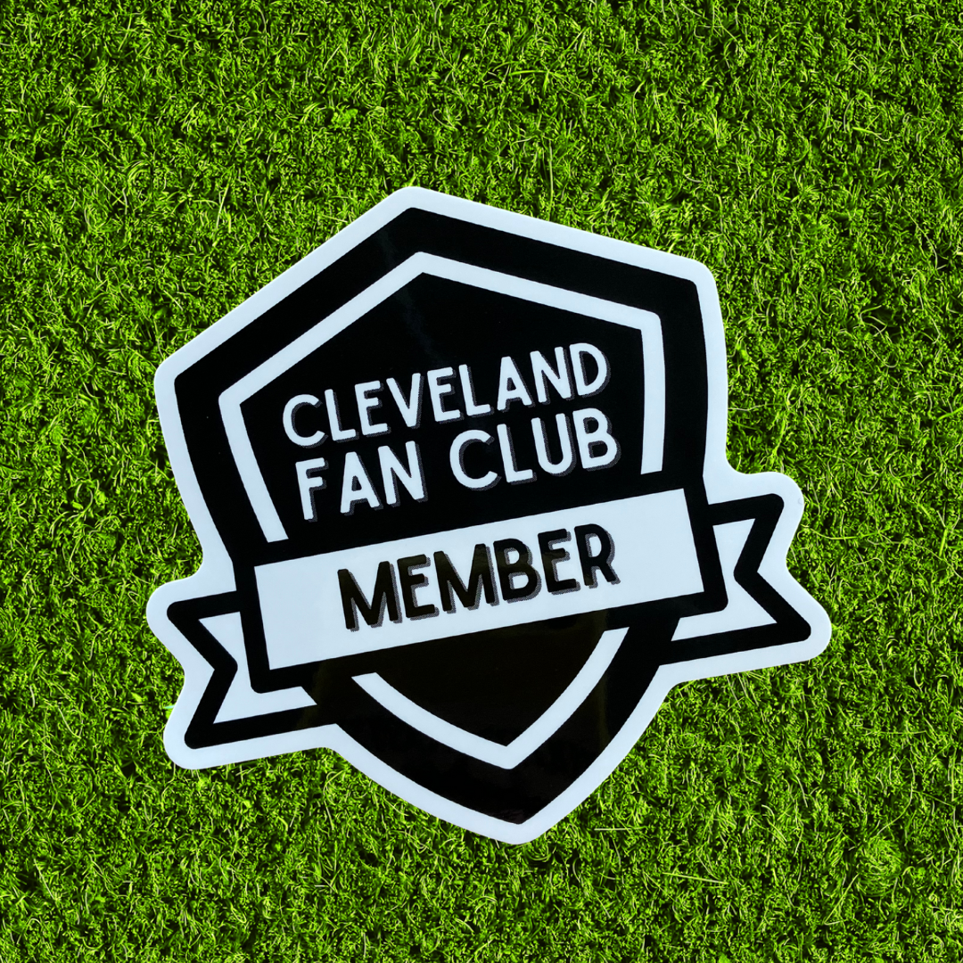 Cleveland Fan Club Member Sticker