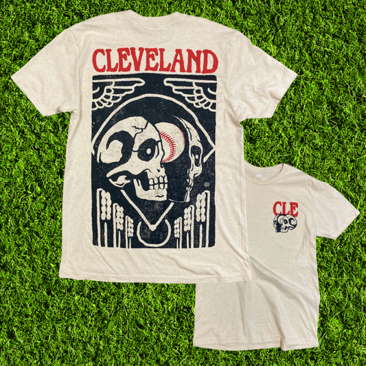 Skull & Baseball T Shirt
