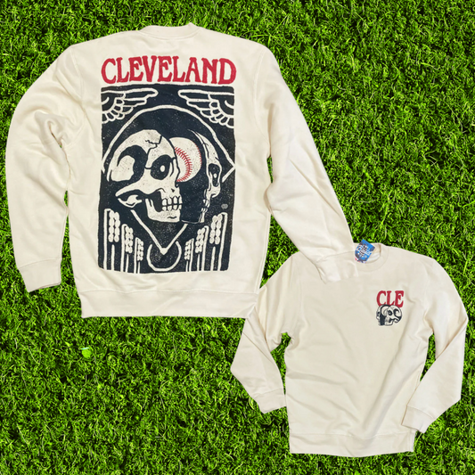Skull & Baseball Crewneck