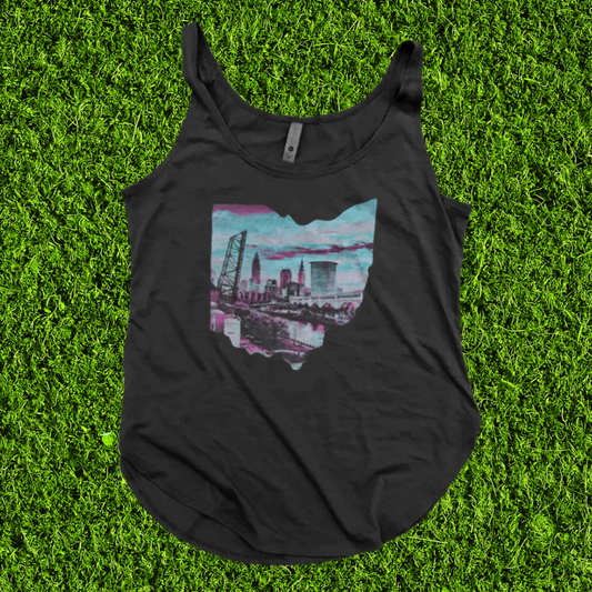 Cleveland City Scape Ohio Tank Top