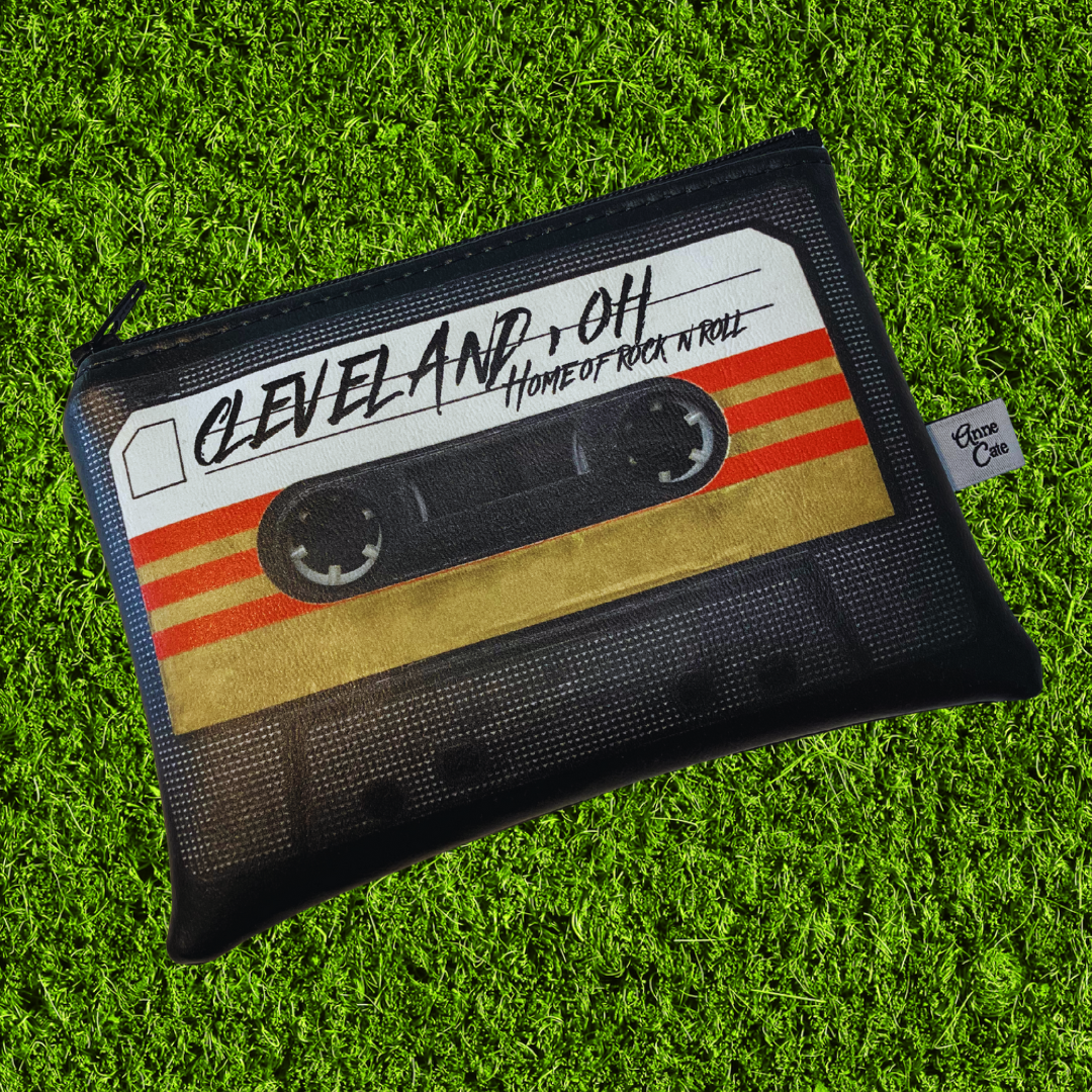 Cleveland Cassette Tape Coin Purse