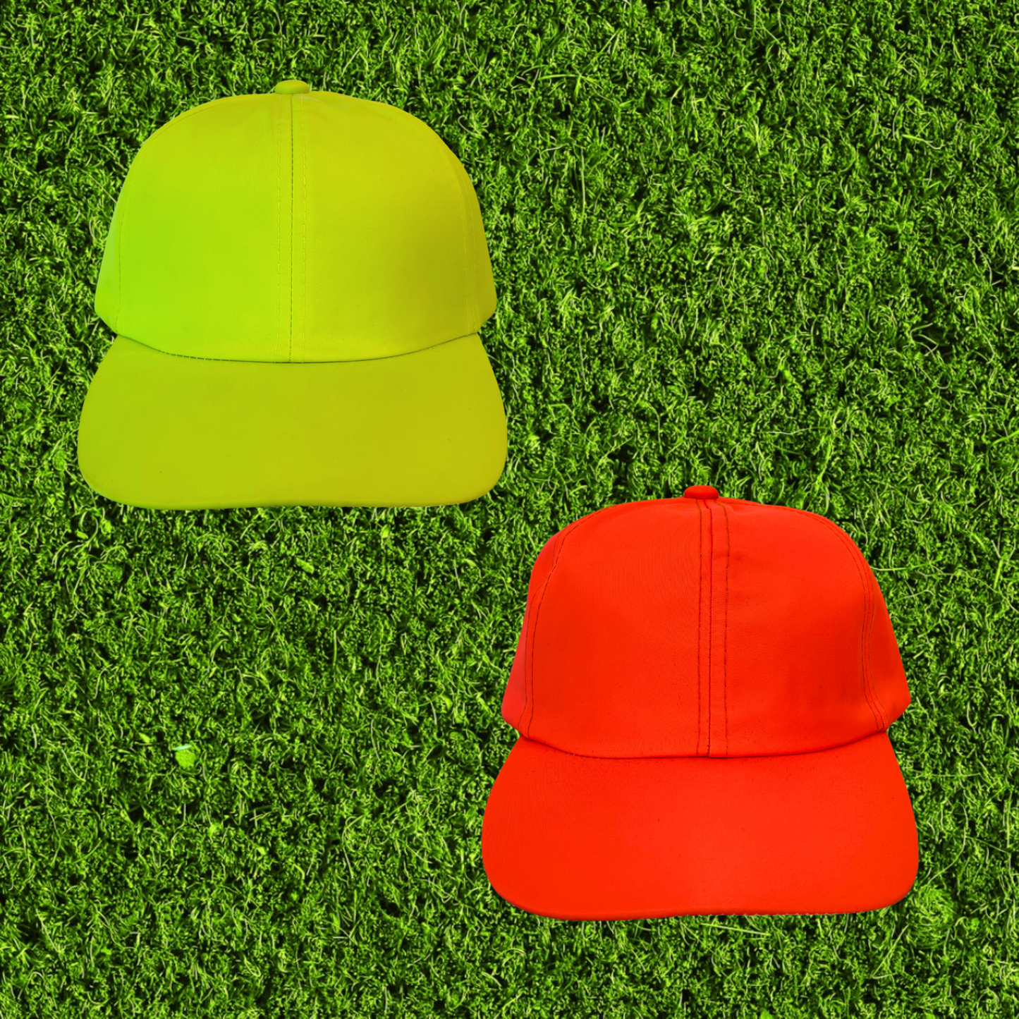 Neon Baseball Cap with 3D Printed CLE Tag